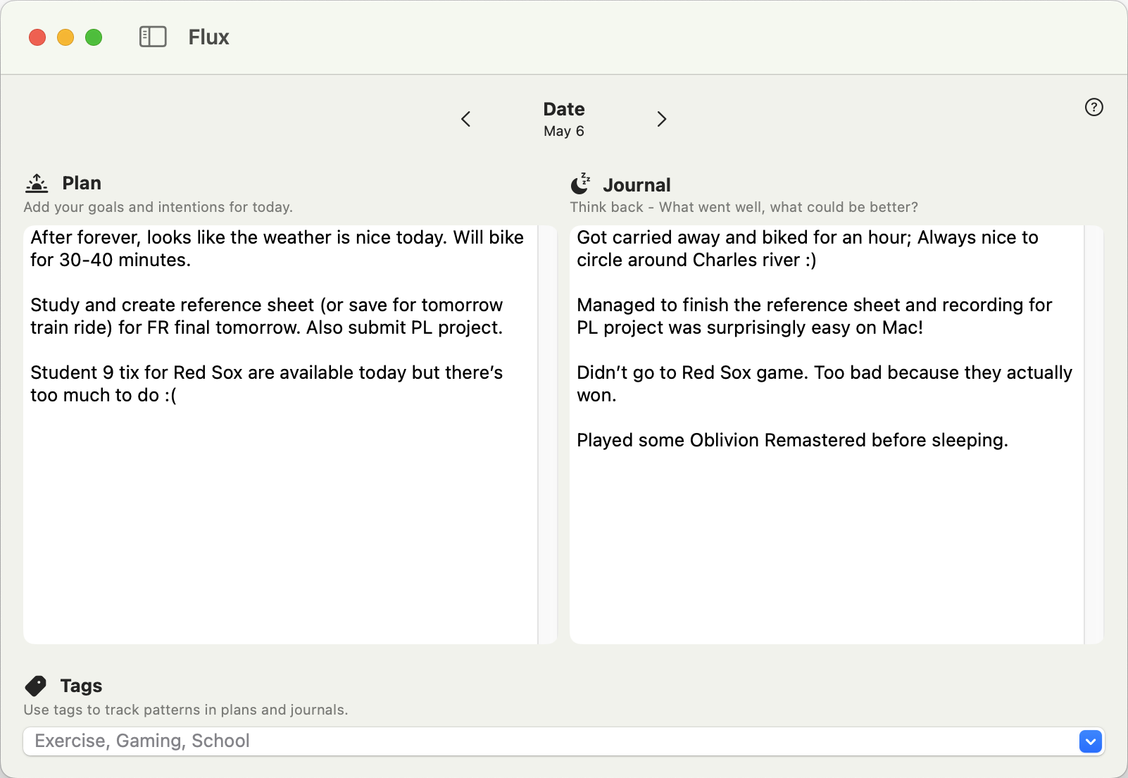 Flux Homepage